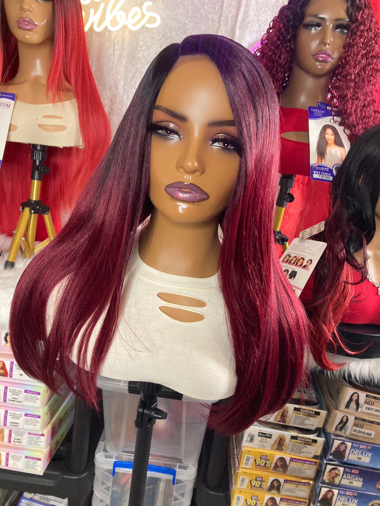 Empress Custom Stocking Cap Lace Unit Straight