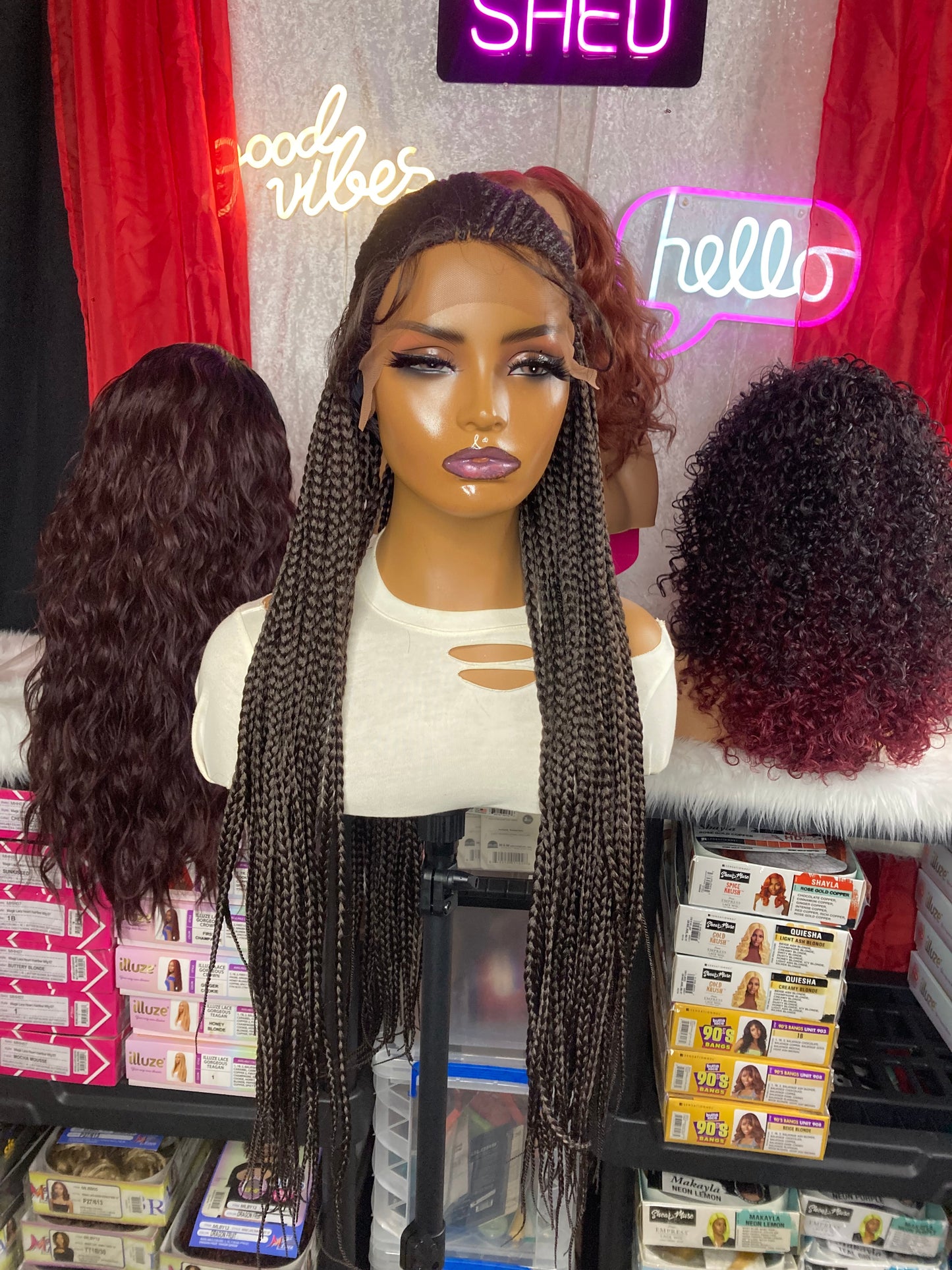 Zury Sis Diva Fulani Braid Inspired Pre-Braided 30”
