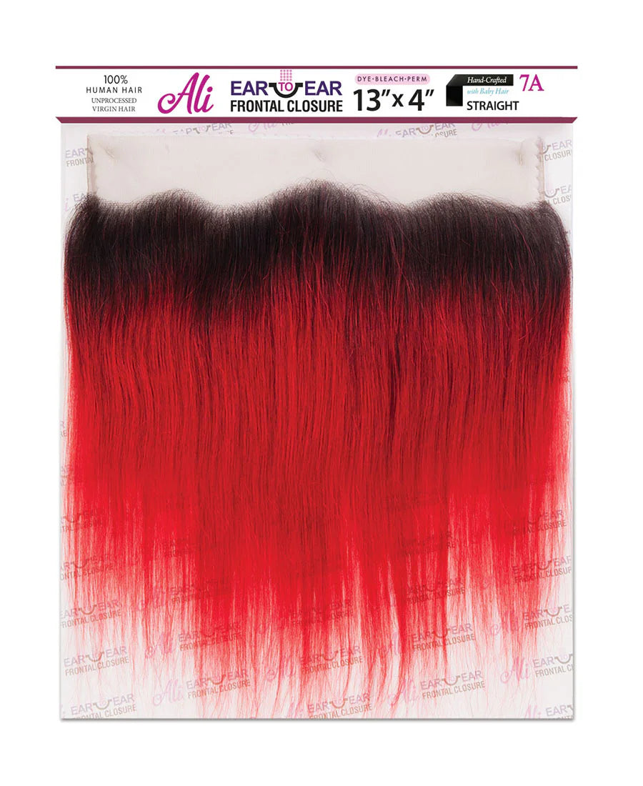 ALI 13X4 Ear to Ear Frontal Closure Straight