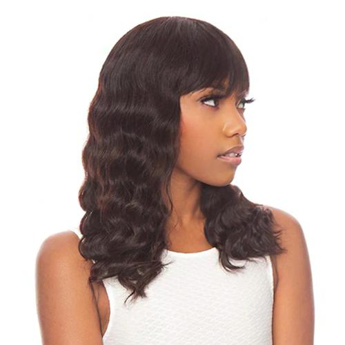 The Wig Brazilian Virgin Remy Human Hair Wig Black Pink HHBW LOOSE 18" | the-wig-brazilian-virgin-remy-human-hair-wig-black-pink-hhbw-loose-18