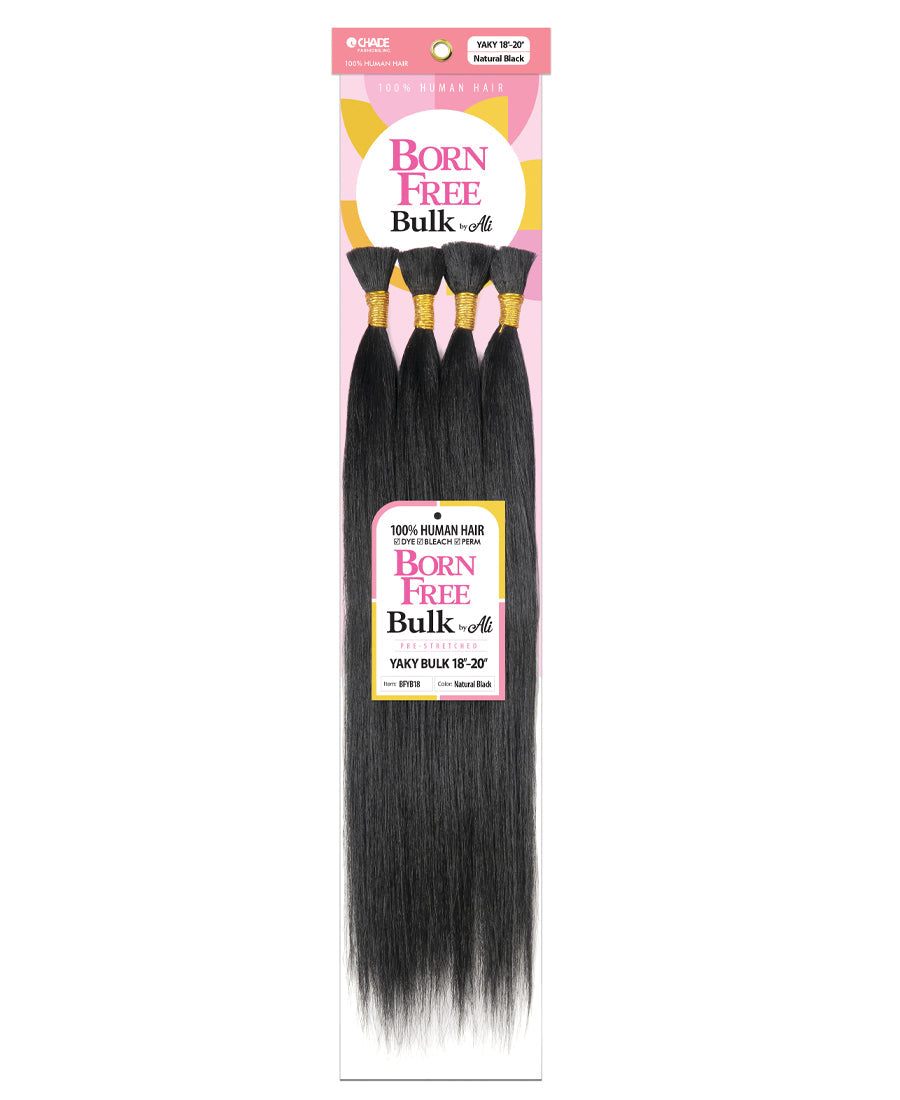 BORN FREE BY Ali YAKI BULK-18-20" HUMAN HAIR | yaki-bulk-18-20-human-hair