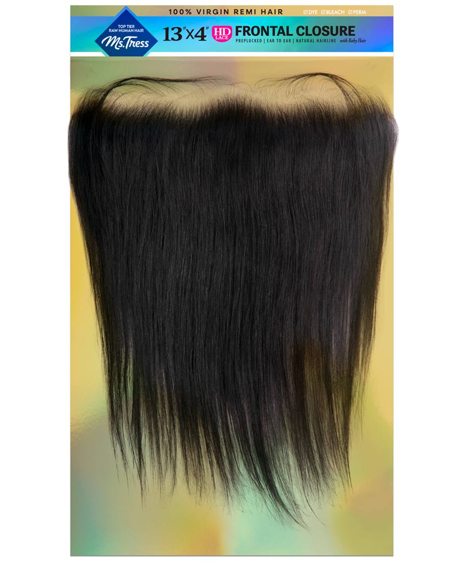 MS.TRESS REMI BUNDLE HD 13X4 LACE FRONTAL CLOSURE-STRAIGHT | ms-tress-remi-bundle-hd-13x4-lace-closure-straight