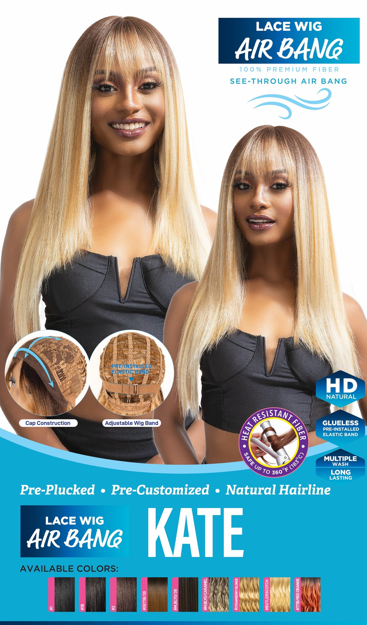 KATE Lace Wig Air Bang