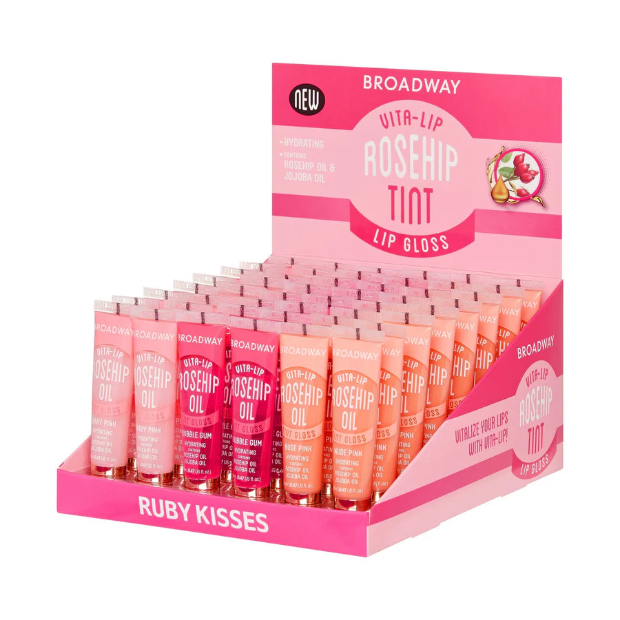 Broadway Vita-Lip Tint Gloss Bubble Gum/Pink 3pcs Mix Set