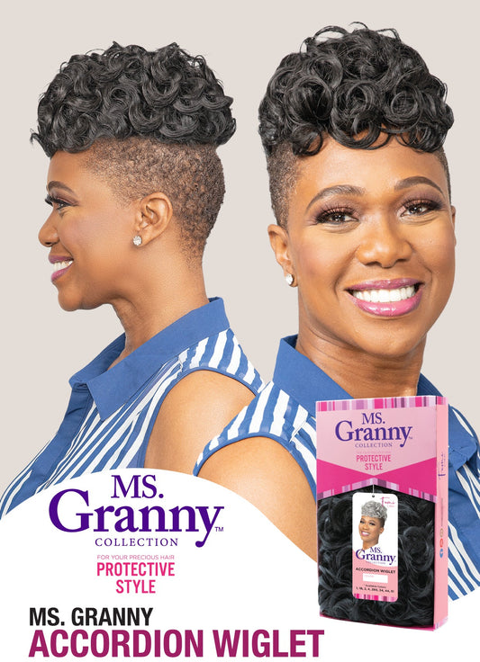 MS. GRANNY ACCORDION WIGLET
