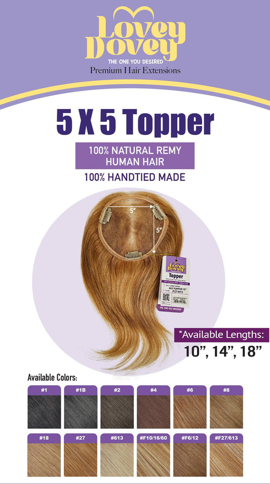 LOVEY DOVEY 5X5 TOPPER 10"-18"