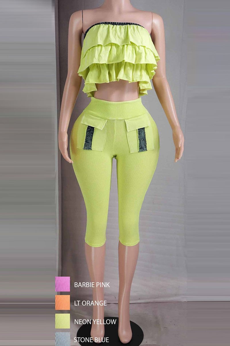 Denim Crush Capri Set