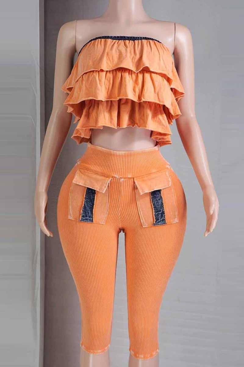 Denim Crush Capri Set