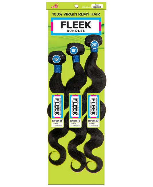 FLEEK 100% VIRGIN REMY BUNDLE 3PCS-BODY WAVE