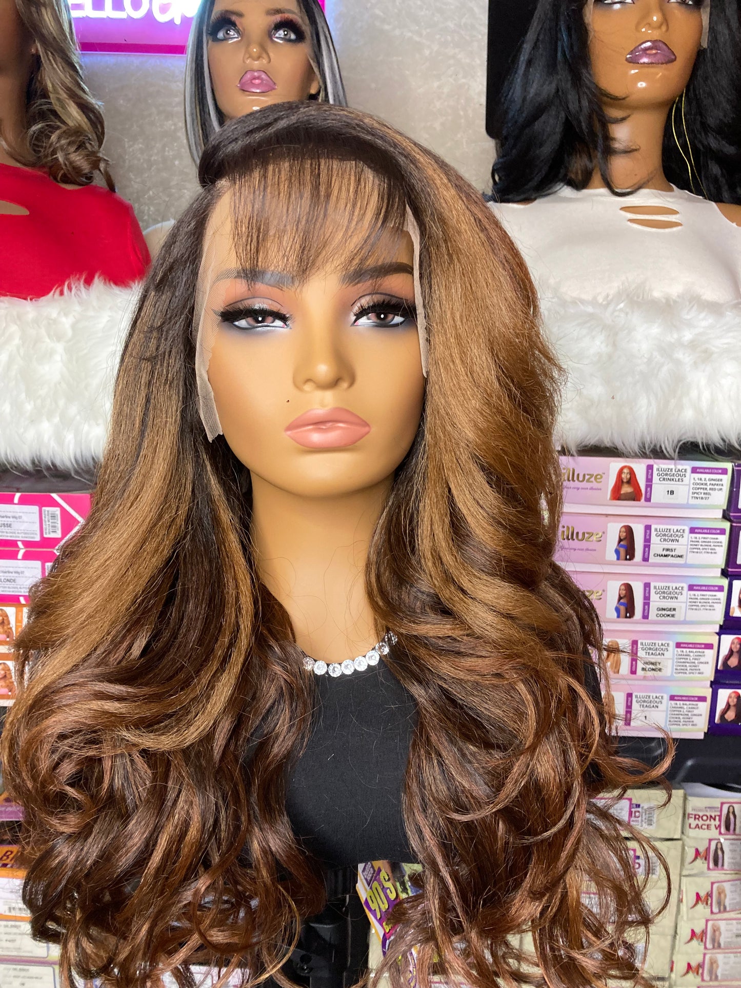 Sensationnel Butta 90'S Bang Unit 903 Glueless Lace Wig 25"