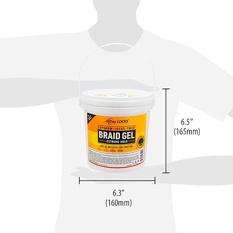 ALLDAY LOCKS BRAID GEL EXTREME HOLD 640z