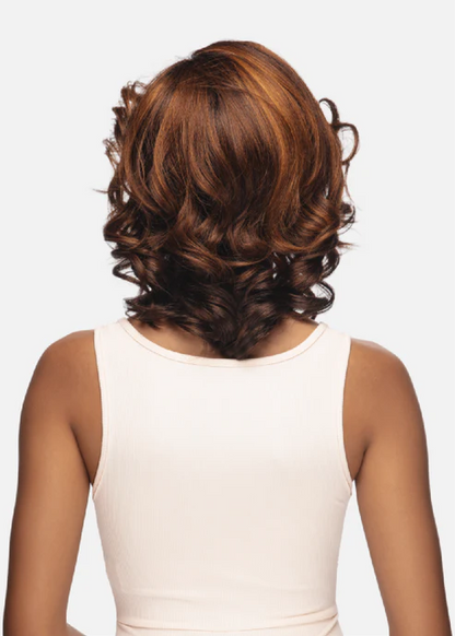 12” FINGER ROLL, PRE-CUT 6X5 BLOW OUT HD LACE FRONT WIG