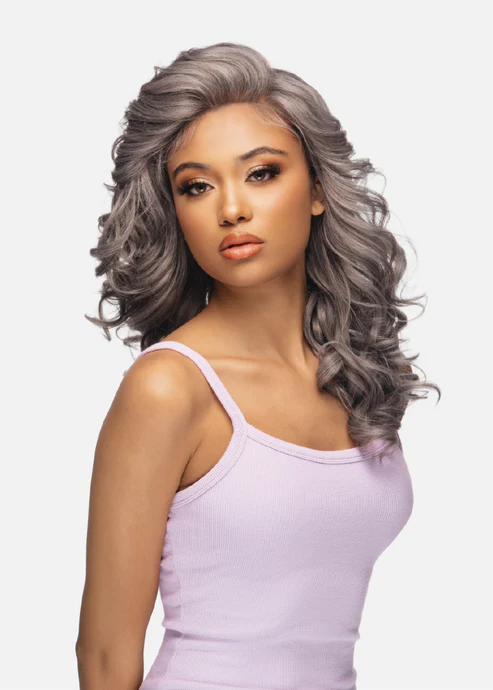 18” DEEP CURL , PRE-CUT 6X5 BLOW OUT HD LACE FRONT WIG