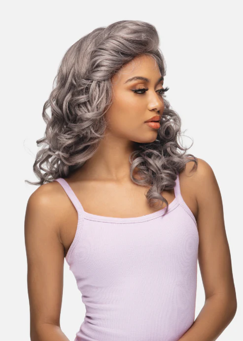 18” DEEP CURL , PRE-CUT 6X5 BLOW OUT HD LACE FRONT WIG
