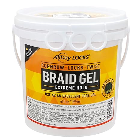 ALLDAY LOCKS BRAID GEL EXTREME HOLD 640z
