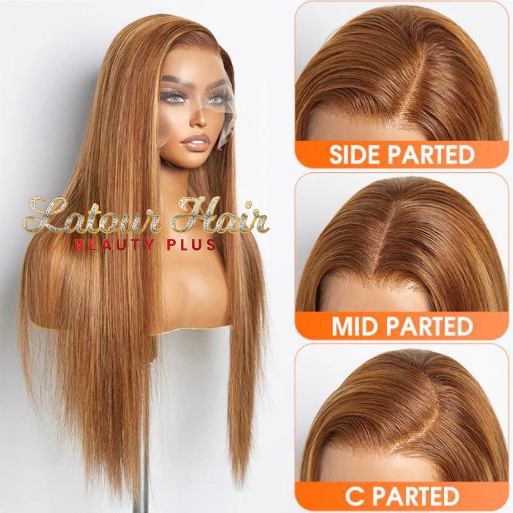 Pre-Plucked 13"x4"  Straight Lace Frontal Wig