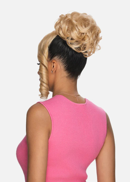 Bang N Bun Messy Curl