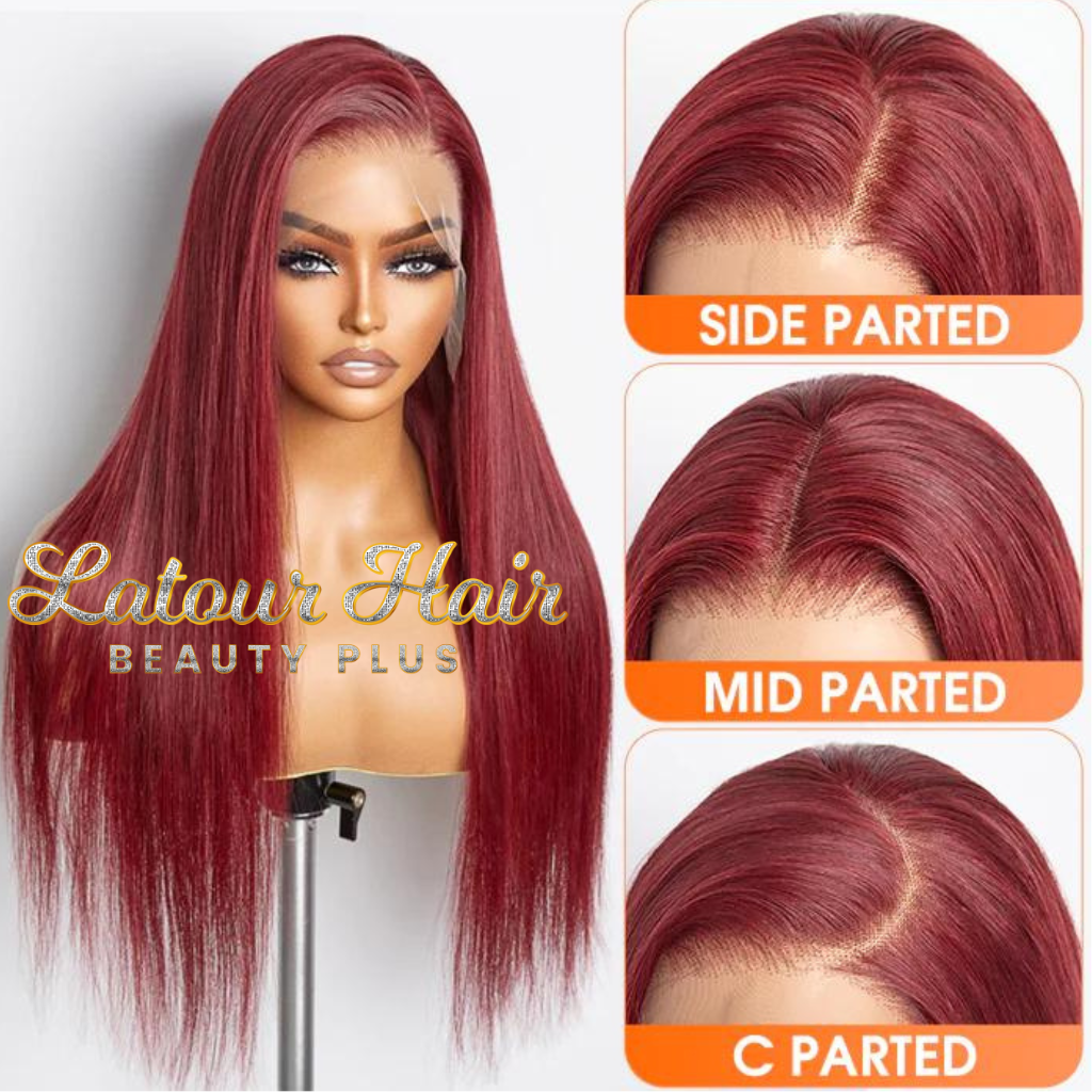 Pre-Plucked 13"x4"  Straight Lace Frontal Wig
