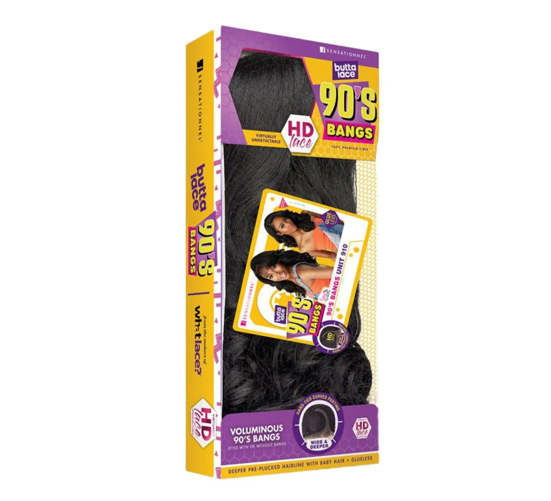 Sensationnel Butta 90'S Bangs Unit 910 Glueless Lace Wig 20"