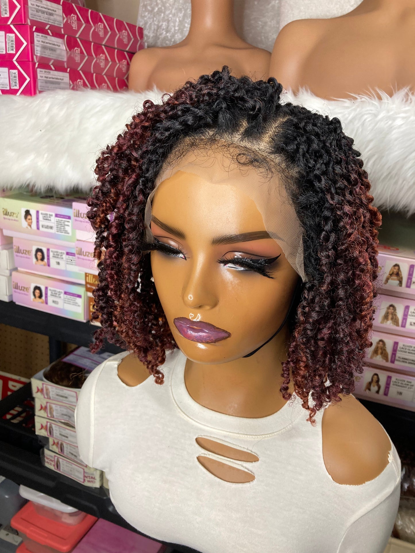 MAGIC LACE BRAID WIG - YANKY TWIST 12"