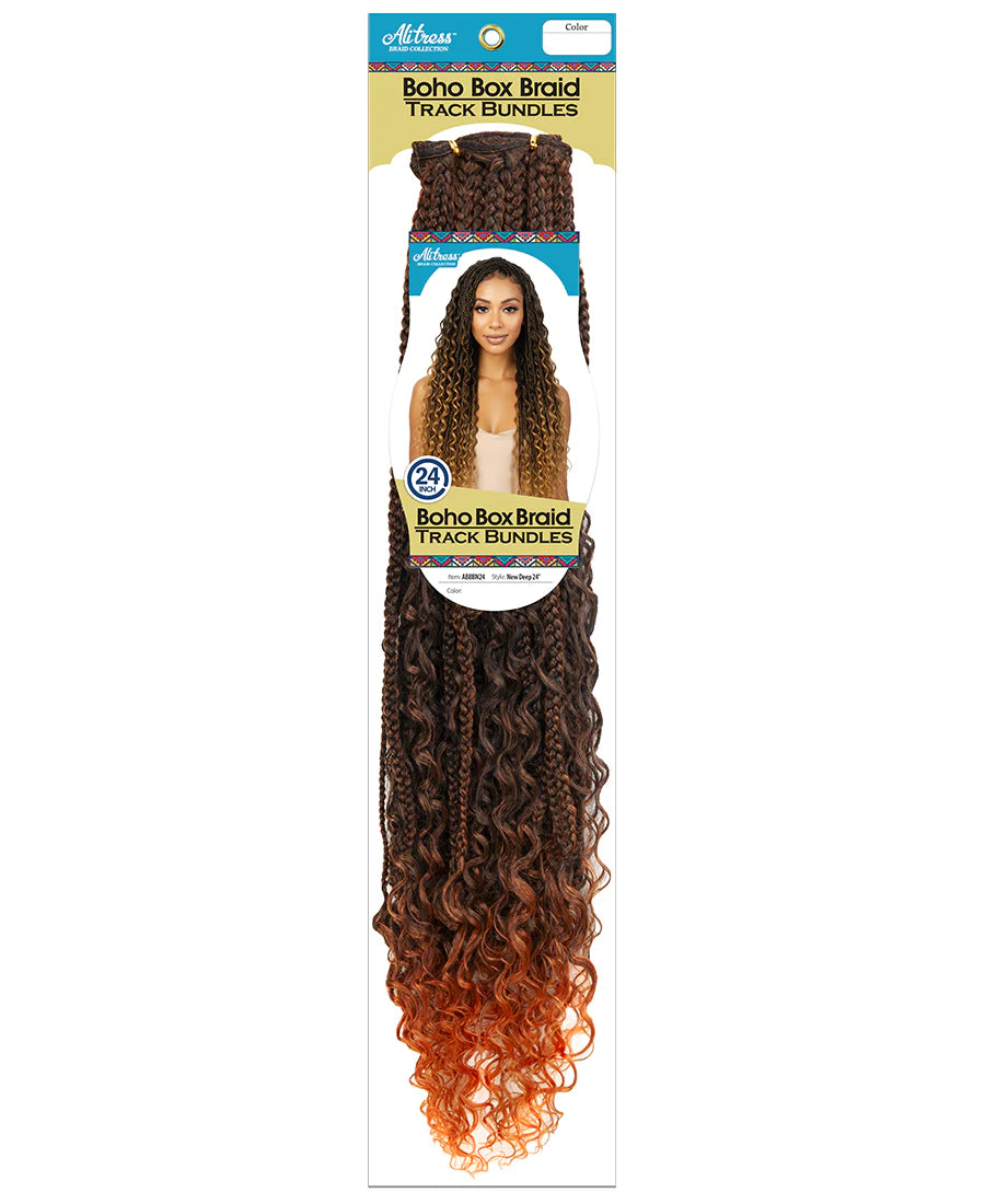 ALITRESS BOHO BOX BRAID TRACK BUNDLES - NEW DEEP