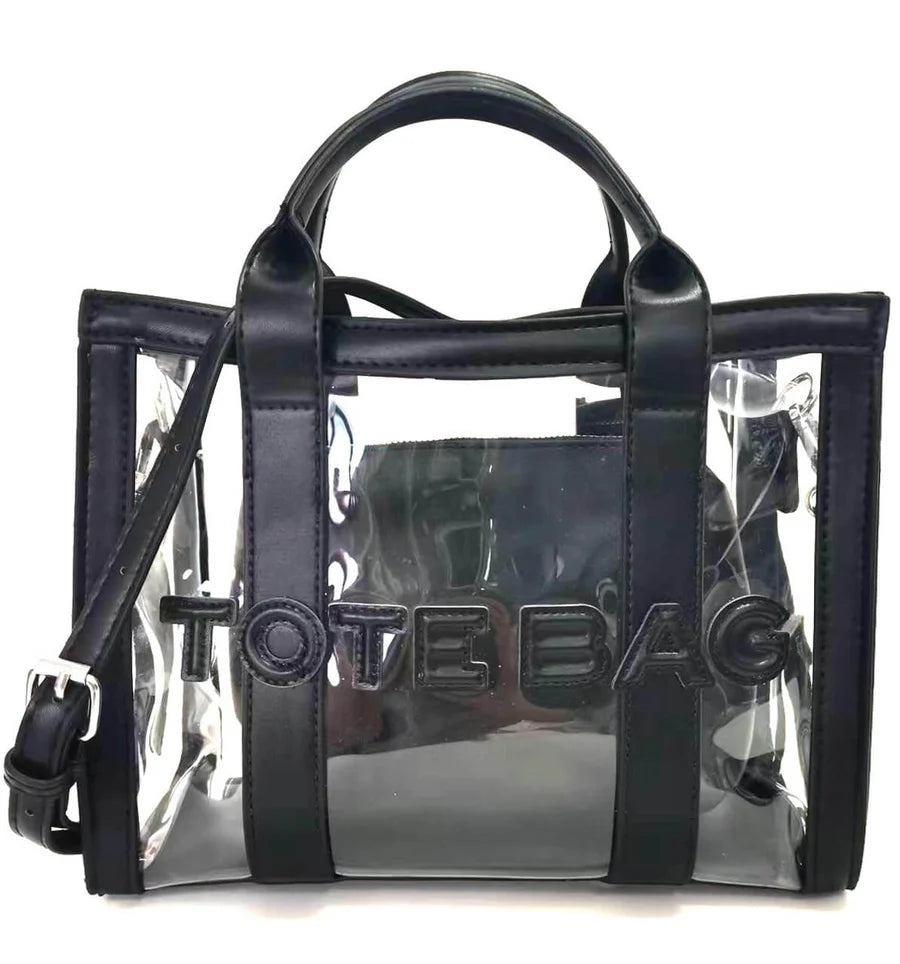 Inspired Design Clear Tote Bags