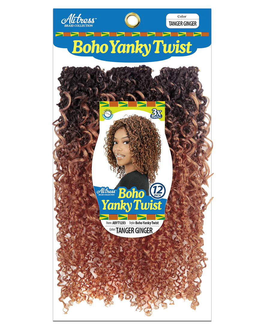 ALITRESS BOHO YANKY TWIST 12"X 3PCS Length: 12"
