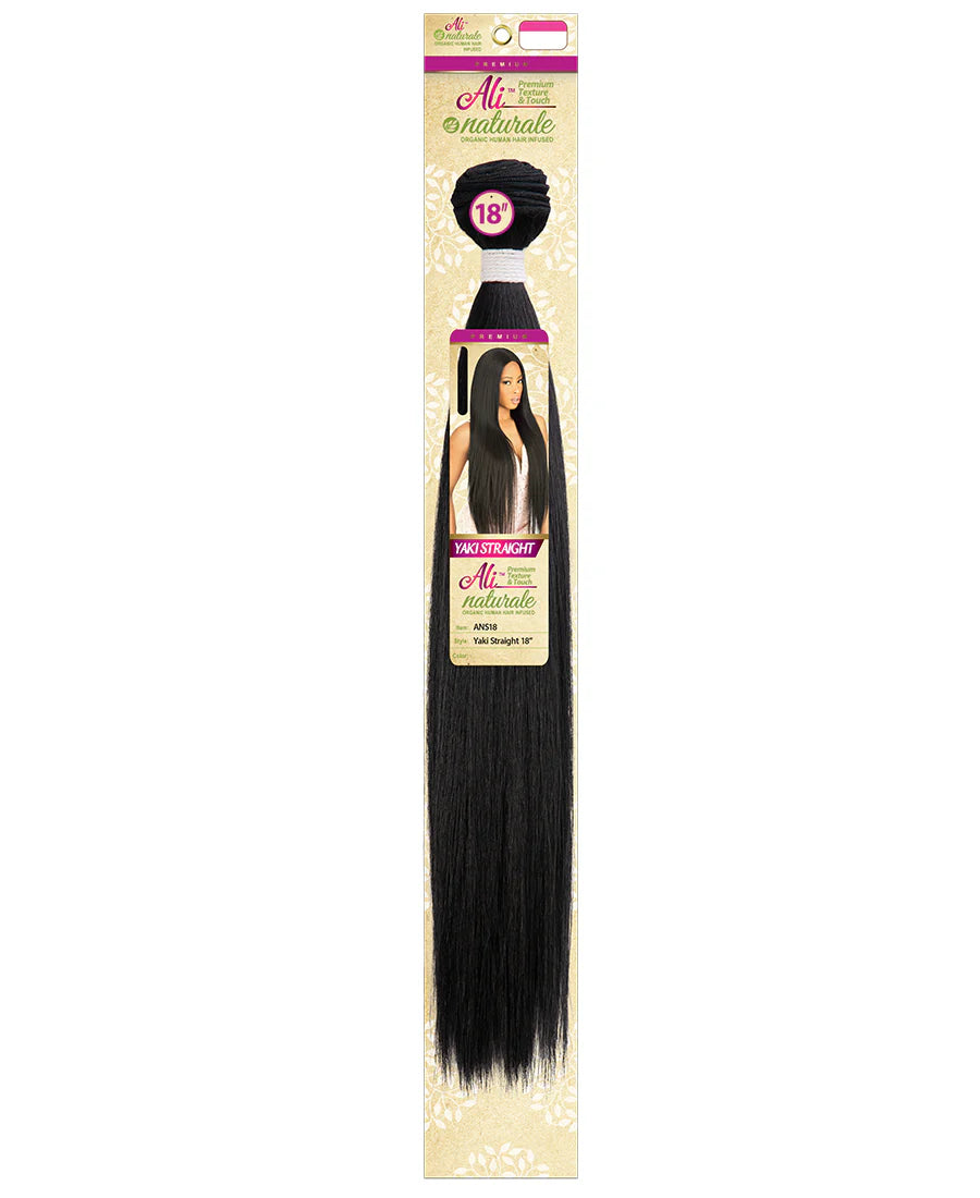ALI NATURALE YAKI STRAIGHT (Human Hair Blend)