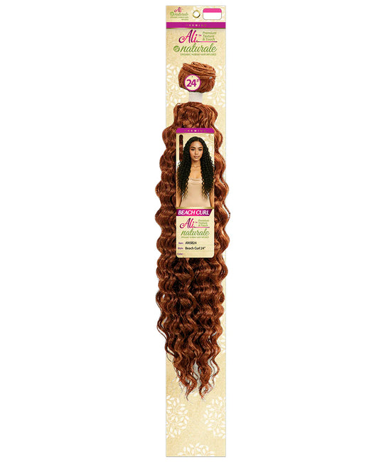 ALI NATURALLE SINGLE BUNDLE BEACH CURL (Human Hair Blend)