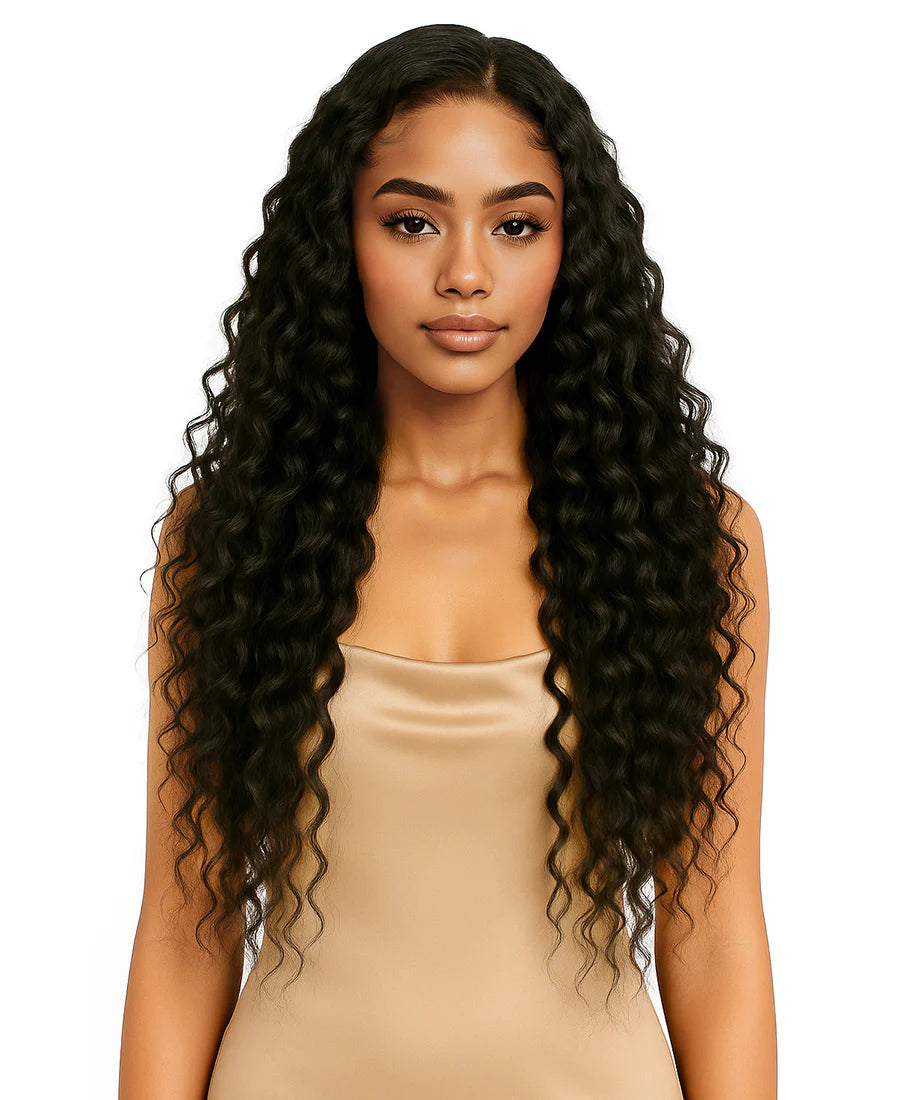 ALI NATURALLE SINGLE BUNDLE BEACH CURL (Human Hair Blend)