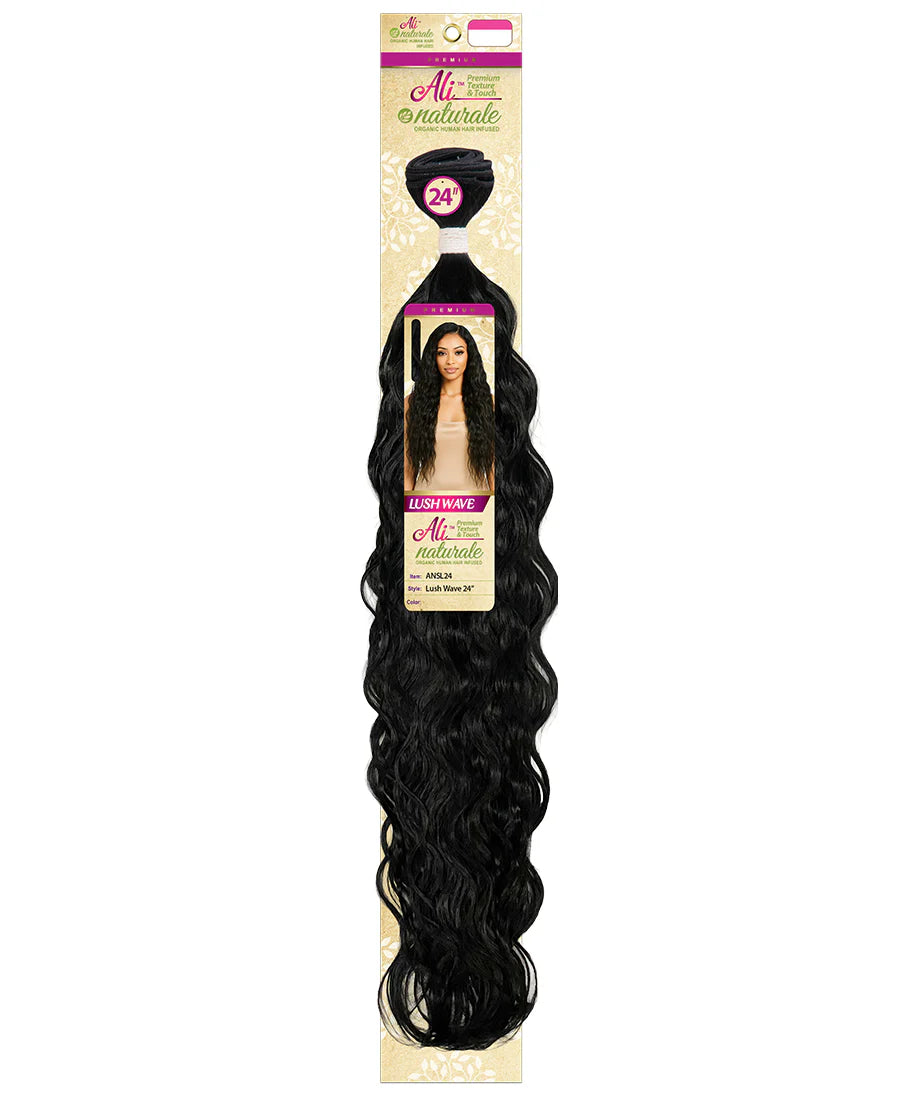 ALI NATURALLE SINGLE BUNDLE LUSH WAVE (Human Hair Blend)