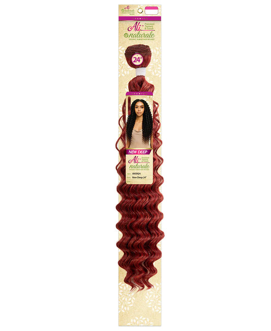 ALI NATURALLE SINGLE BUNDLE NEW DEEP (Human Hair Blend)