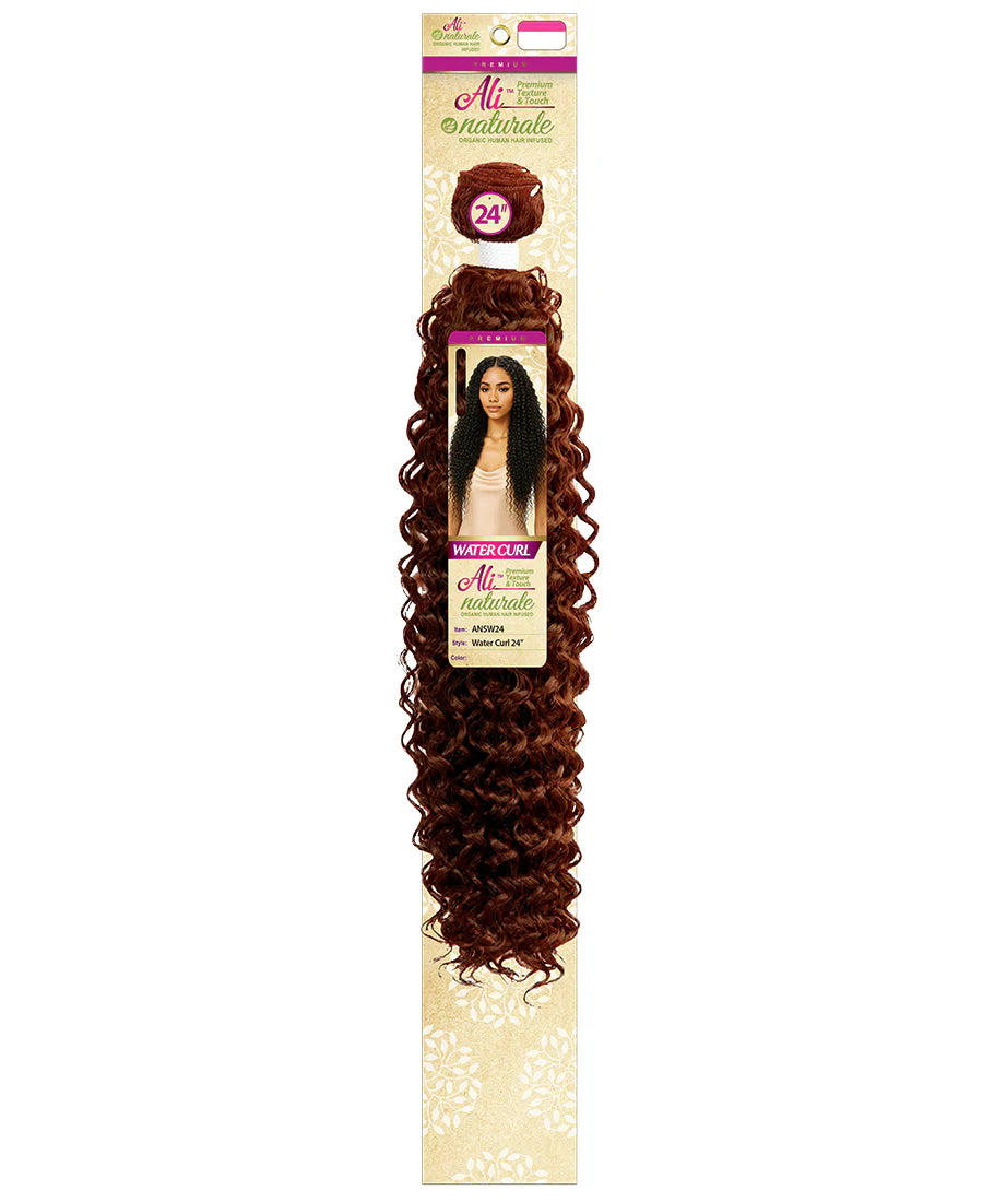 ALI NATURALLE SINGLE BUNDLE WATER CURL (Human Hair Blend)