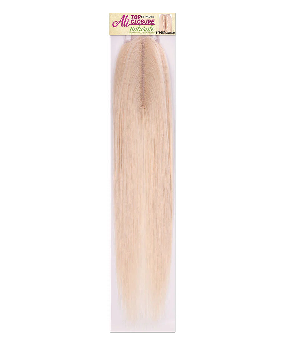 Ali Naturale Yaki Straight Part Top Closure 18"