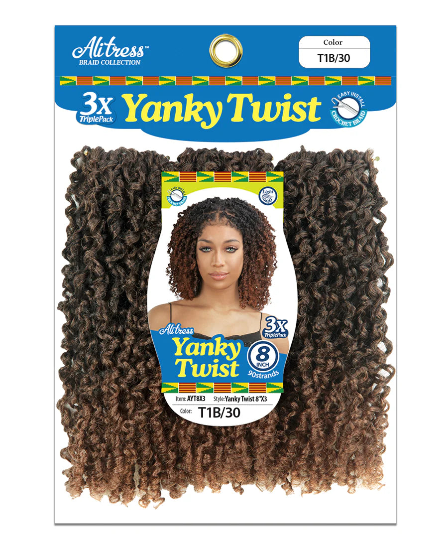 ALITRESS BOHO YANKY TWIST 12"X 3PCS Length: 12"