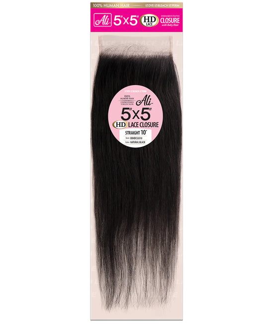 BRAZILIAN BUNDLE HD 5X5 LACE CLOSURE-STRAIGHT