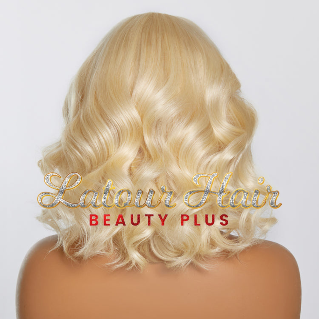 13x4 Pre-Plucked Lace Front Body Wave Bob Wig