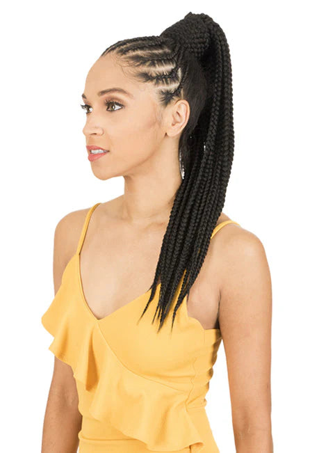 BRAID PONYTAIL - BOX BRAID