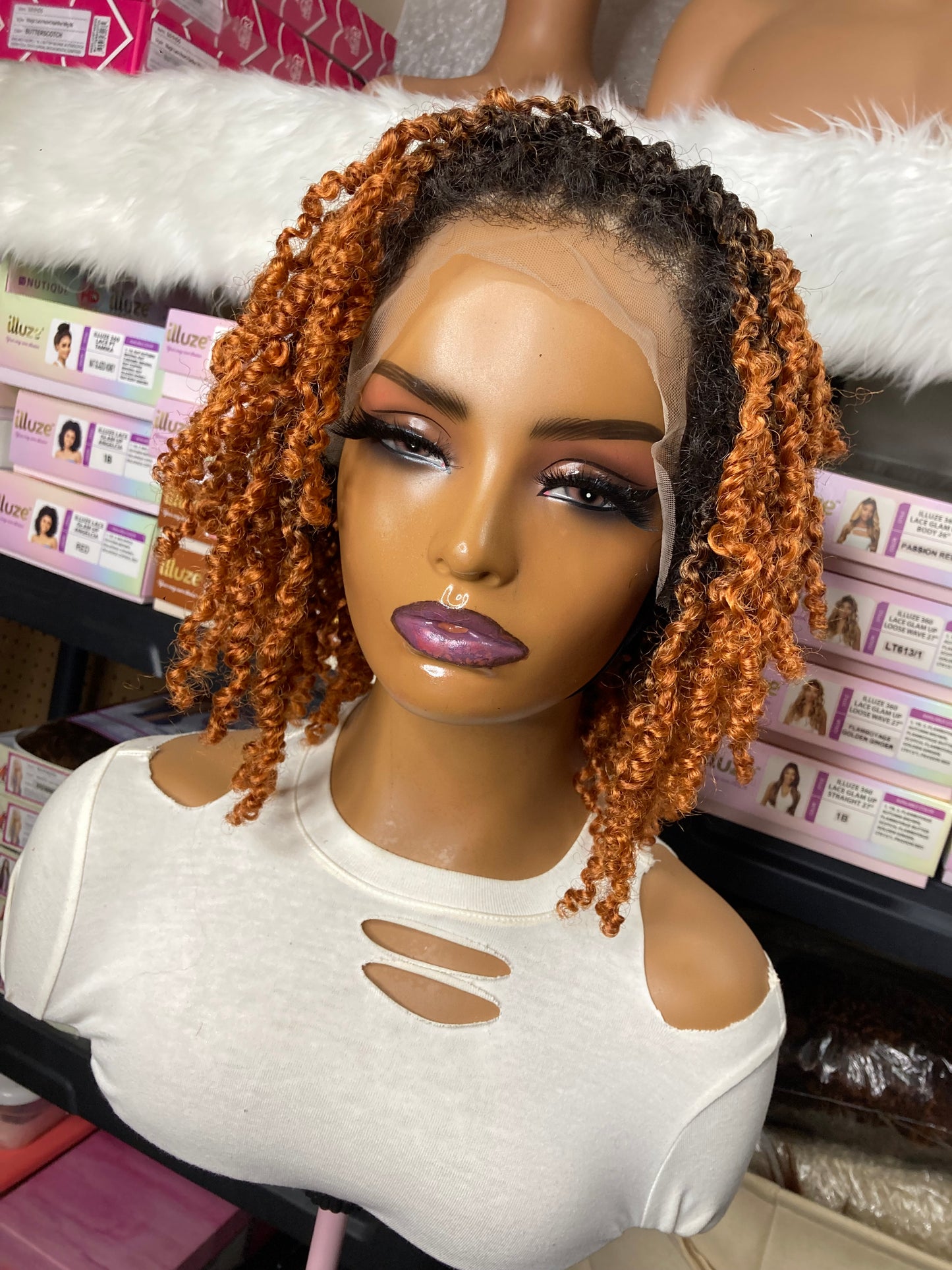 MAGIC LACE BRAID WIG - YANKY TWIST 12"