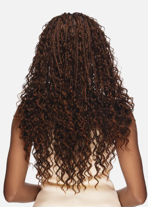 KNOTLESS BOHO BOX BRAID 24” BRAIDED FULL LACE FRONT WIG