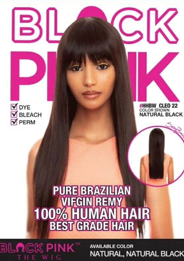 Black Pink The Wig 100% Brazilian Virgin Remy Human Hair Wig - HHBW CLEO | black-pink-the-wig-100-brazilian-virgin-remy-human-hair-wig-hhbw-cleo