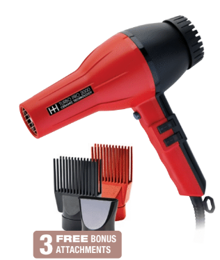 Hot & Hotter Turbo Pro2000 AC Hair Dryer