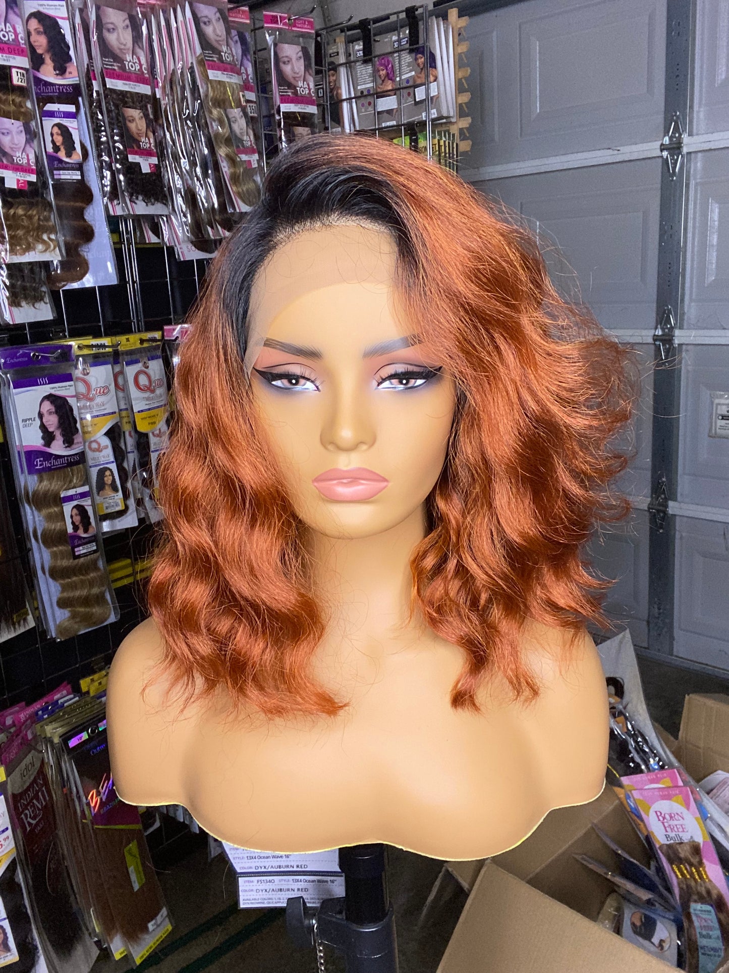 Fake Ocean Wave Lace Front 13x4 Wig - 16"
