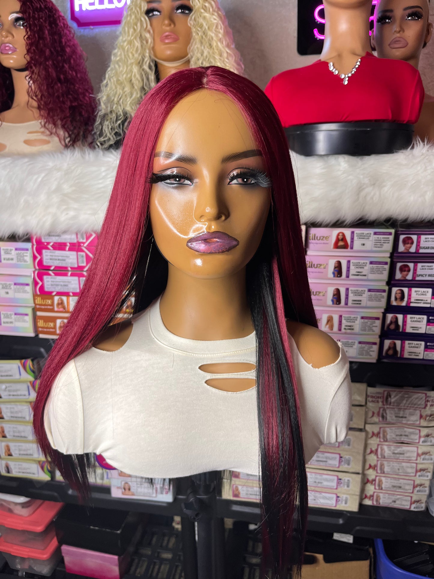 CUTIE LACE PARTING WIG 01