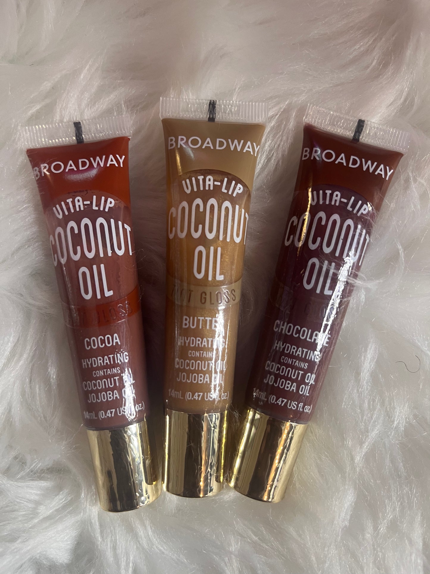 Broadway Vita-Lip Tint Gloss Cocoa/Butter/Chocolate 3pcs Mix Set