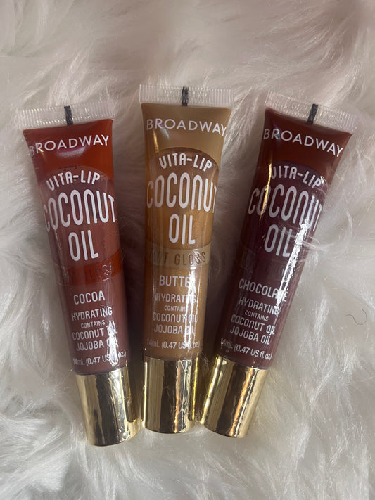 Broadway Vita-Lip Tint Gloss Cocoa/Butter/Chocolate 3pcs Mix Set