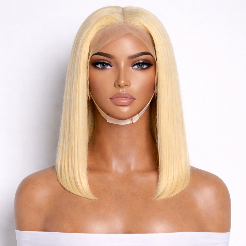 613 Pre-Plucked 13x4 Lace Frontal Bob Unit-Straight