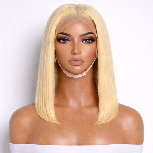 613 Pre-Plucked 13x4 Lace Frontal Bob Unit-Straight