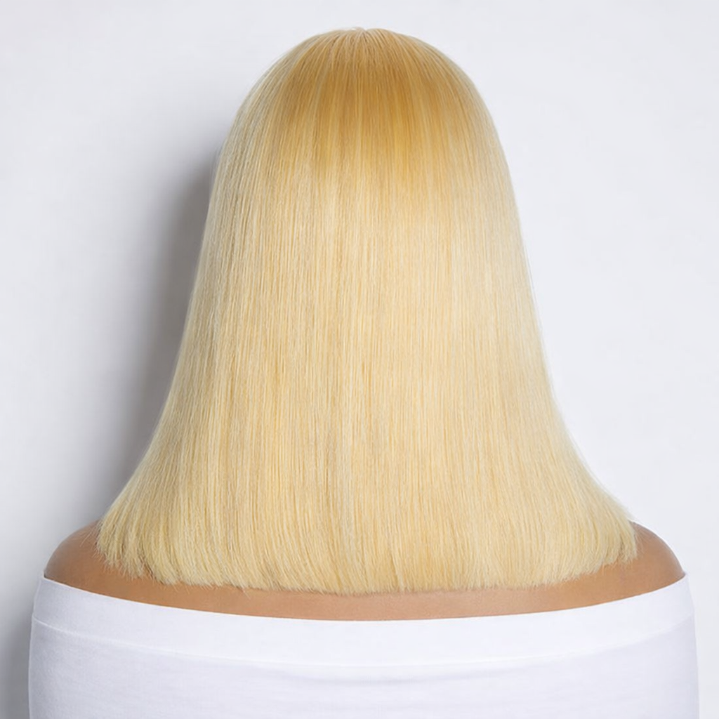 613 Pre-Plucked 13x4 Lace Frontal Bob Unit-Straight