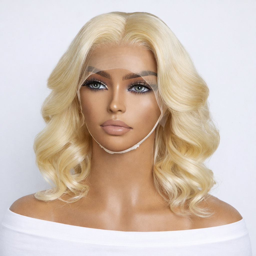 613 Pre-Plucked Lace Frontal Bob Unit-Body Wave